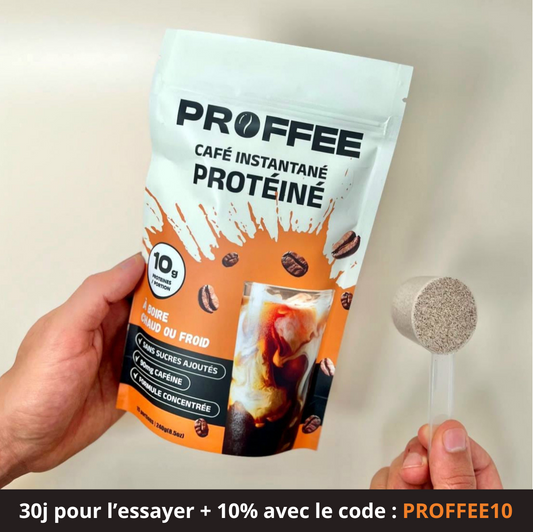 Café instantané protéiné