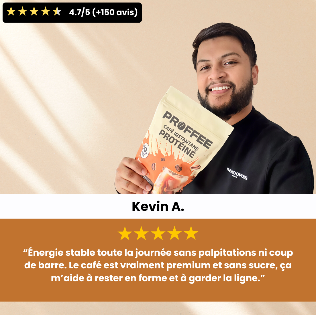 Café instantané protéiné