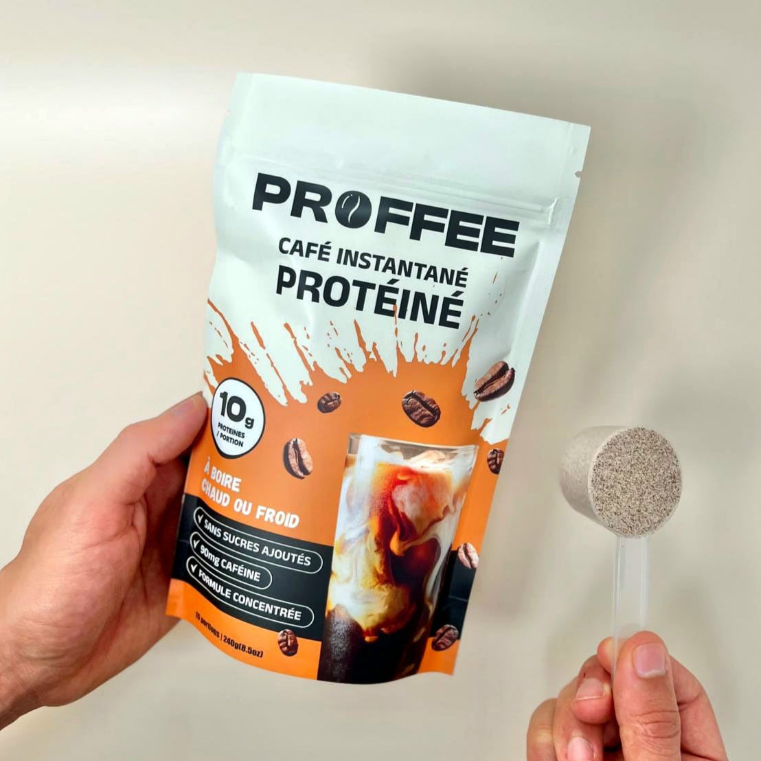 Café instantané protéiné